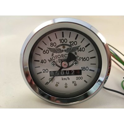 60MM Chrom Tacho 220 km/h + 4 Funktions - Copy