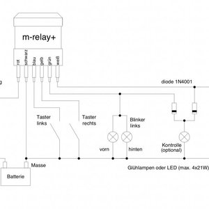 m-Relay + Flasher Relay For Push Buttons - CafeRacerWebshop.com