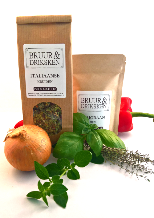 Italiaanse kipspiesjes met kipfilet, paprika en diverse kruiden