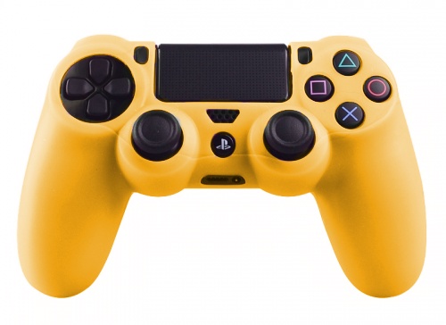 Silicone Beschermhoes voor PS4 Controller Cover Skin Geel