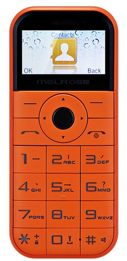 Senioren Gsm Mobiele Telefoon Oranje