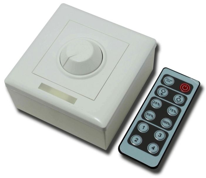 LED Dimmer met Afstandsbediening DC 12 - 24V