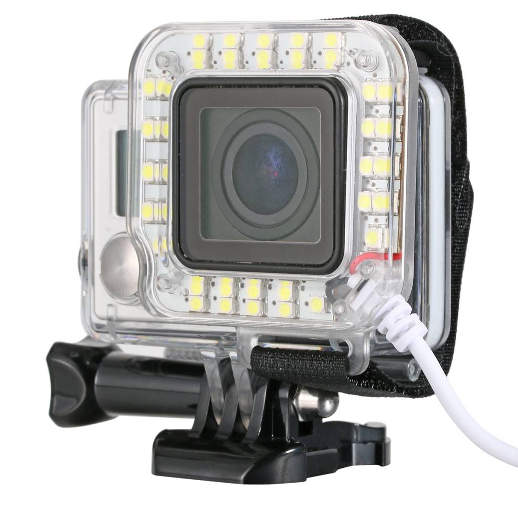 GoPro Led Licht Flitser Ring Verlichting voor GoPro