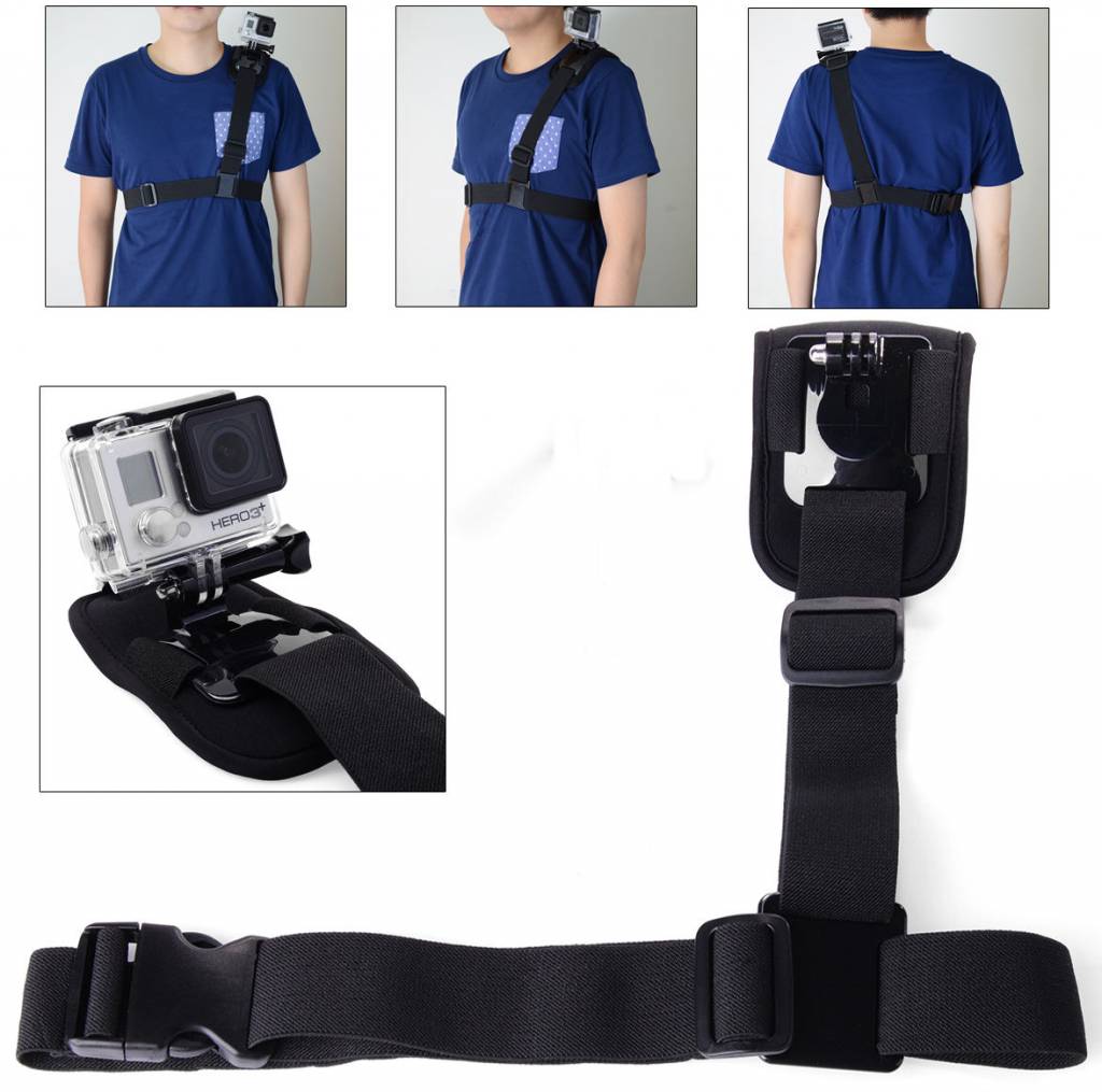 Schouder Strap - Harnas - Houder voor GoPro