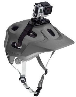 Vented Helm Houder Strap Mount voor GoPro