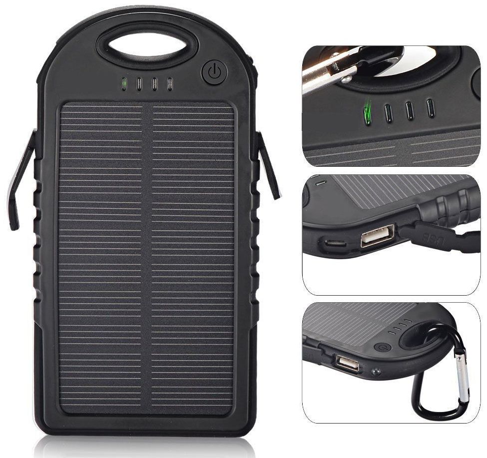 Survivor Solar Powerbank Waterdicht