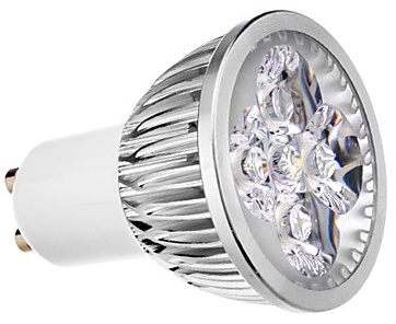 GU10 Koud Wit Led Spot 4W 6000K - 4 stuks