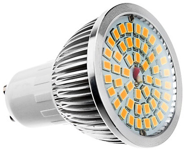 GU10 Warm Wit Led Spot 6W 2700K - 4 stuks