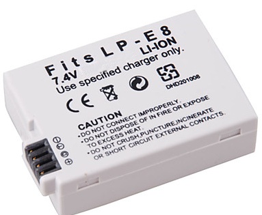 Accu - Batterij voor Canon LP-E8 - 1350 mAh