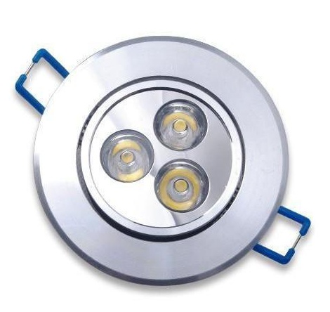 LED Inbouwspot 3 Watt Rond Warm Wit 3 Stuks