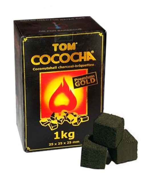 Tom Cococha Premium Gold 1kg Waterpijp Shisha Kolen