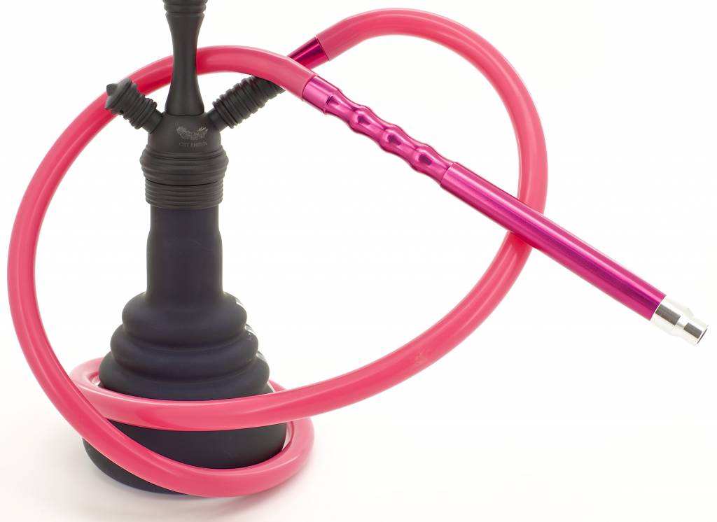 Shisha Waterpijp Rubberen XL Slang Roze Pink
