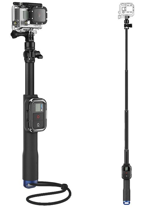 Extra Lange Selfie Stick met Remote Houder voor GoPro