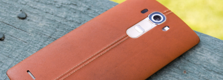 LG G4 met lederen achterkant