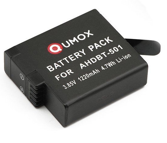 Accu - Batterij voor GoPro Hero 5 - 1220mAh - 4.7 Wh
