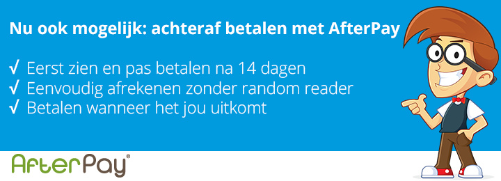 Nu ook bij Geeektech: achteraf betalen met AfterPay