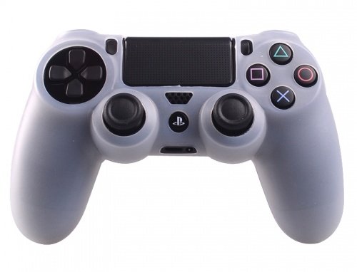 Silicone Beschermhoes voor PS4 Controller Cover Skin Transparantrant