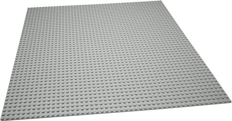 Grote Grondplaat Bouwplaat voor Lego Grijs 48x48