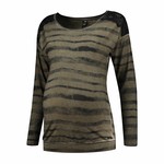 Love2Wait Shirt Groen Streep Love2Wait Shirt Groen Streep