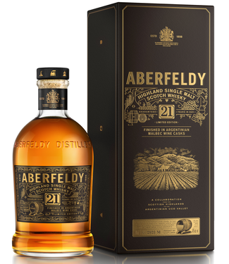 Aberfeldy Goldbarrenbox 12 Years Highland Single Malt Scotch Whisky 40°  70cl commander en ligne