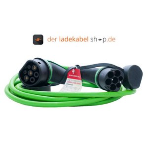 Ratio Typ 2 (männlich/male) auf Typ 2 (weiblich/female) Ladekabel nach Maß (16A mit 1 Phase) - Länge: 8 Meter
