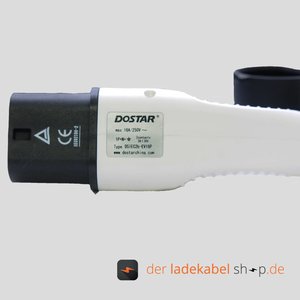 Dostar Typ 2 (männlich/male) Stecker, 16A, Ladestationsseite, für Eigenbau