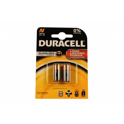 LR1 | MN9100 | N | E90 1,5V Duracell batterijen blister 2 stuks