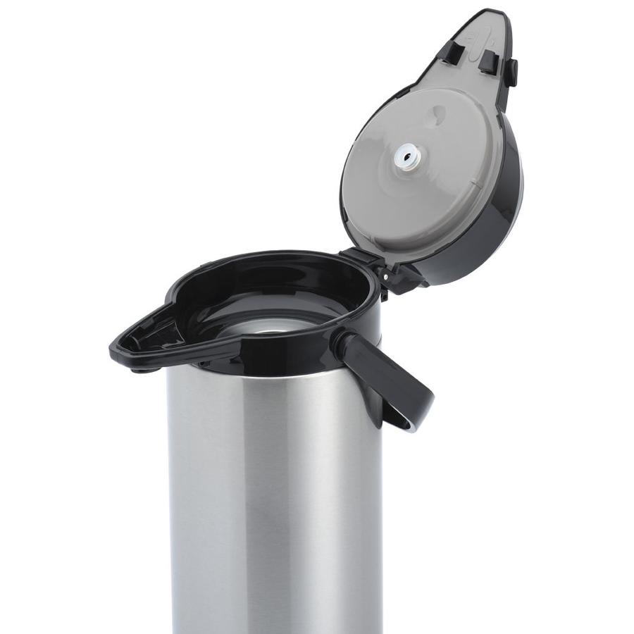 Stainless steel thermos with pump 2.1 liters HorecaTraders Buy online commercial catering