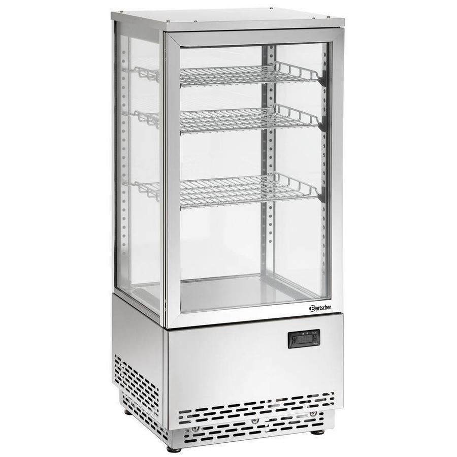 Mini display fridge 78L, stainless steel HorecaTraders Buy online commercial catering equipment