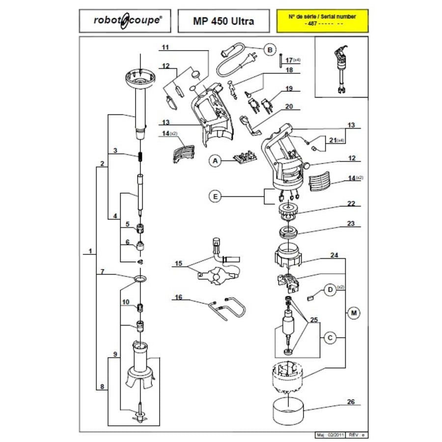 Robot Coupe Parts - HorecaTraders | Buy online commercial catering