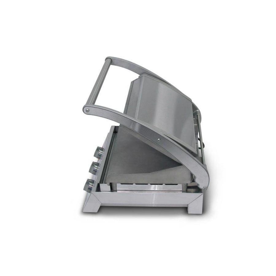 Einiger Edelstahl Kontakt Grill - glatte Platte