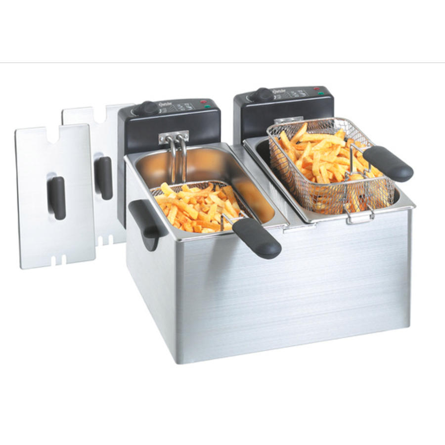 Electric double deep fat fryer "MINI III" HorecaTraders Buy online
