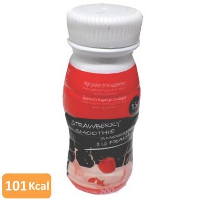 Eiwitrijk smoothie aardbei