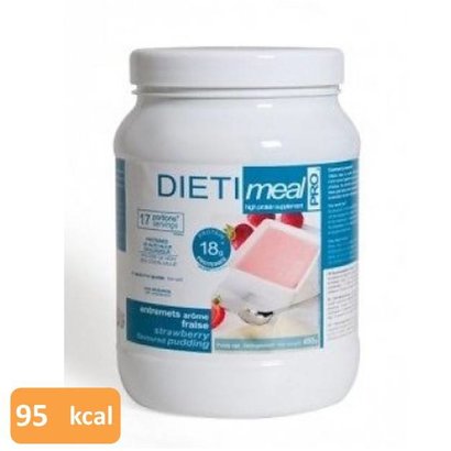 dietimeal pro Shake / pudding aardbei (voordeel pot 450g)
