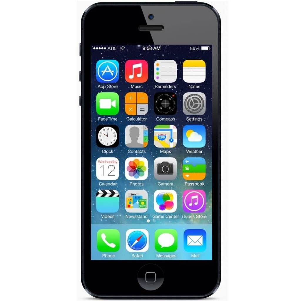 Apple iPhone 5 16GB zwart simlock vrij refurbished