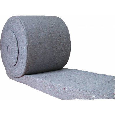 Thermisch Métisse isolatie 20 kg/m3 van 100 mm dik , rol (4,8 m2).