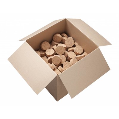 65 mm conische kurken voor het afdichten van boorgaten in het plafond of de vloer.