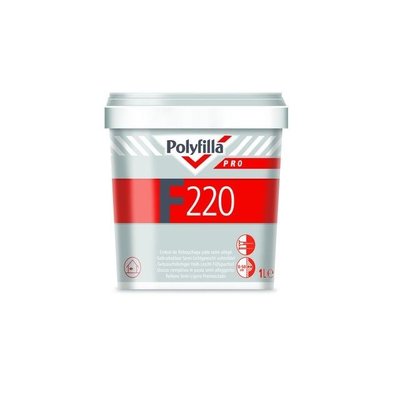 Polyfilla F 220 pro vulmiddel 2,5 kg & 1,5 kg gratis
