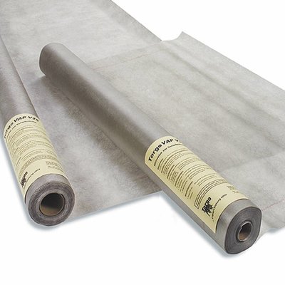 Dampremmende folie, Rol 50 meter 150 cm breed.