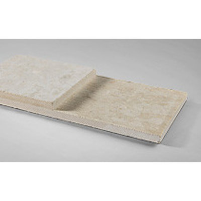 Jumpax CP 6 mm dik. Afmeting: 1200 x 600 mm = 0.72 m2. Twee platen onderling op elkaar aanbrengen.