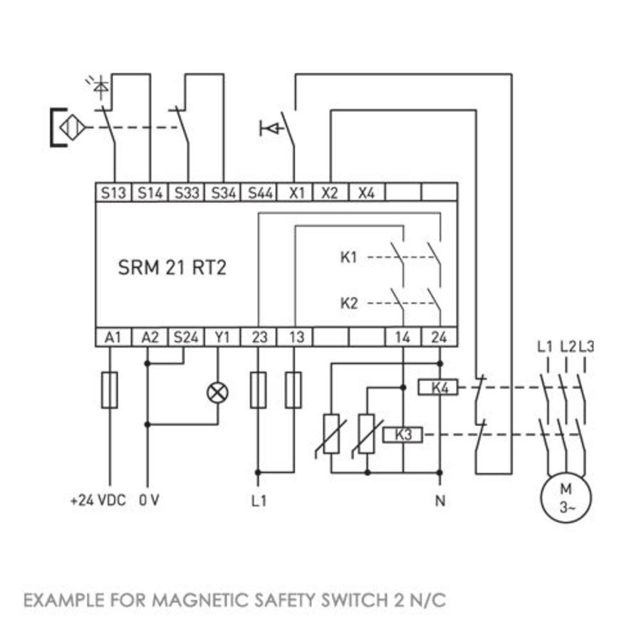 Steute Safety relais module SRM 21 RT2 - safetyswitch-shop.com