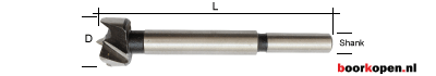 forstner houtboor 18 mm