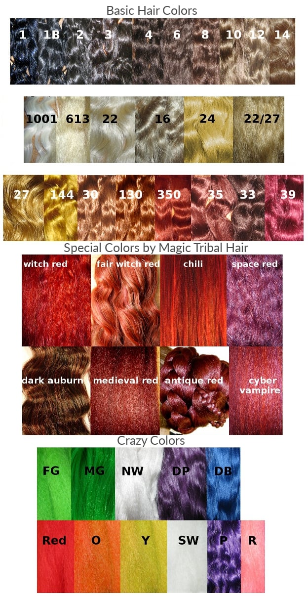 hair colors 55 cm braids hair pieces