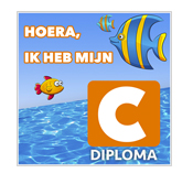 Tegeltje maken zwemdiploma c