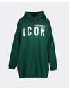 Dsquared2 Icon Maxi Hoodie D.Grun