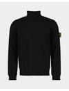 Stone Island 505A2 Knitwear Col Sweater Zwart