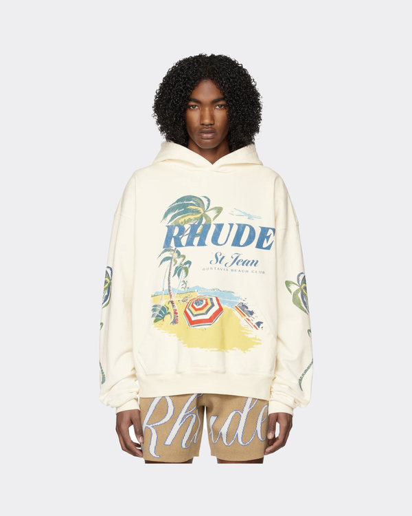トップス Rhude Moonlight Tropics Hoodie M Rhude Moonlight Tropics Hoodie Black - Beachim