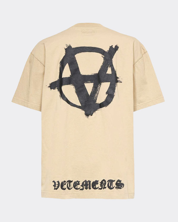 Double Anarchy Logo T-shirt Bruin