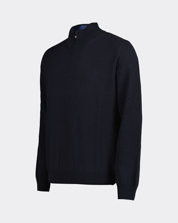 Lupo Half Zip Sweater Navy