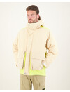 Stone Island 443X3 Panno Resinato with plated reflective Real Down Jacket Yellow